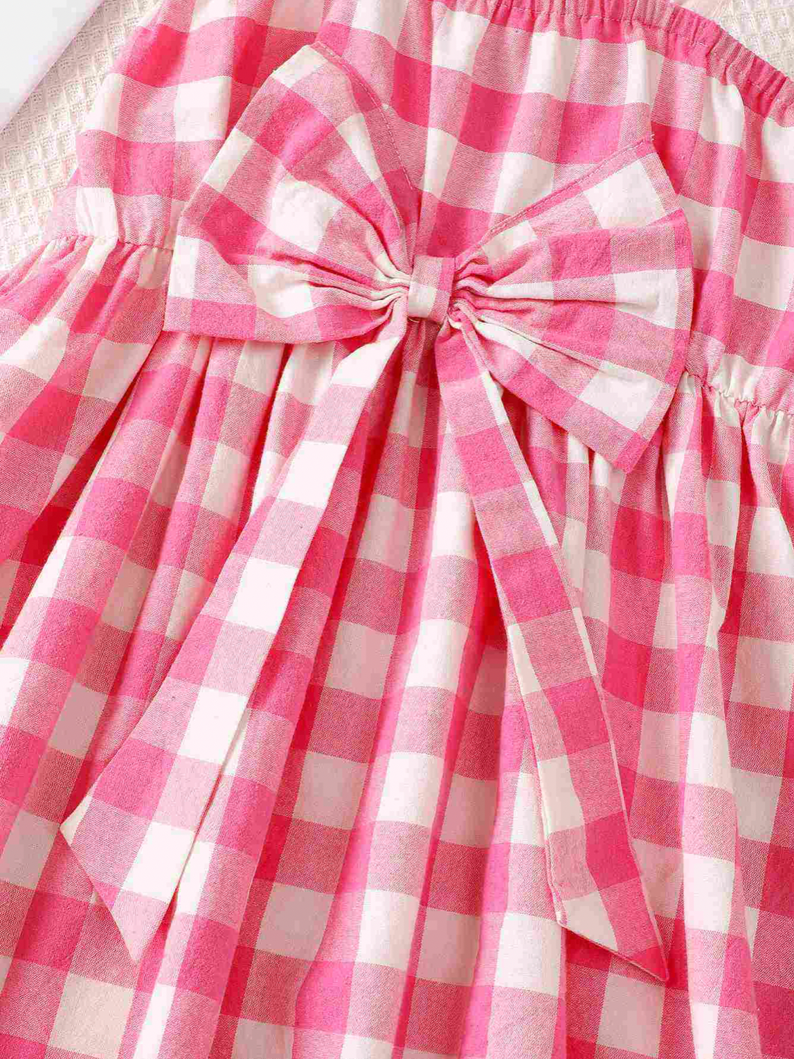 Pink and White checkered dress