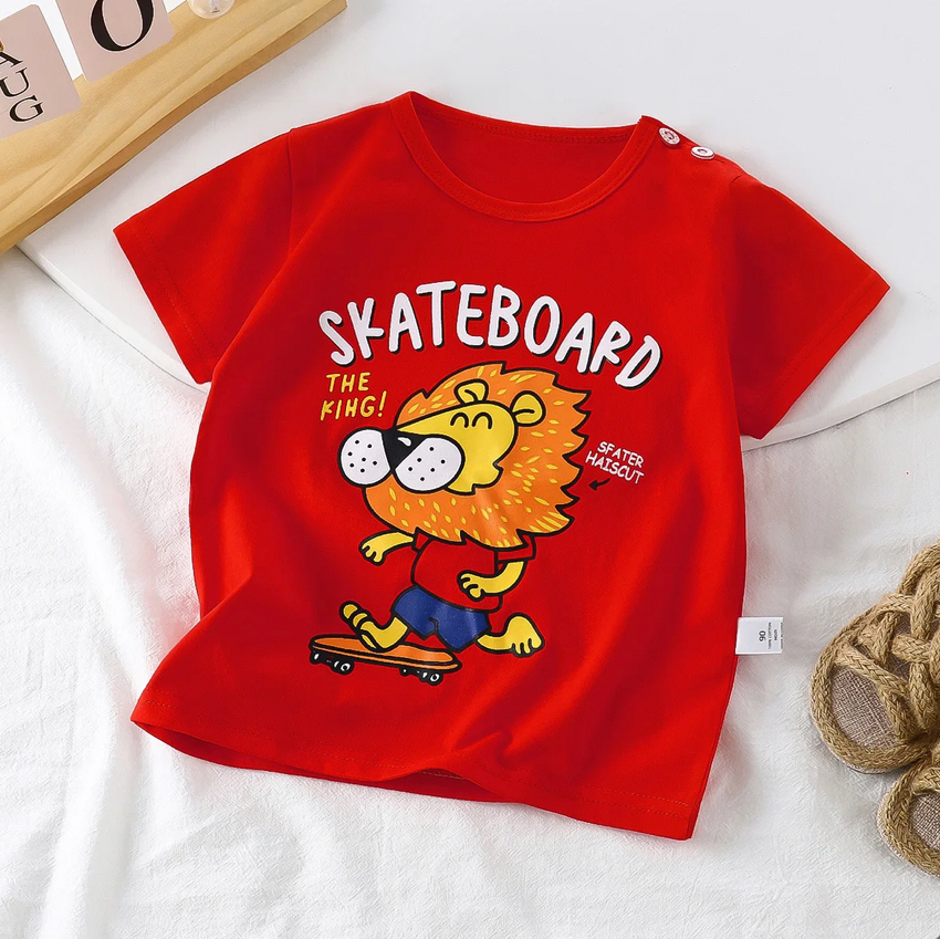 Red Tiger Skateboard Tshirt