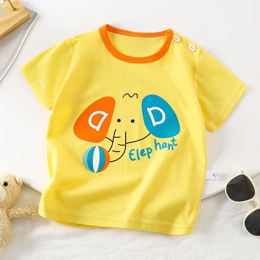 Bright Yellow Elephant Tshirt