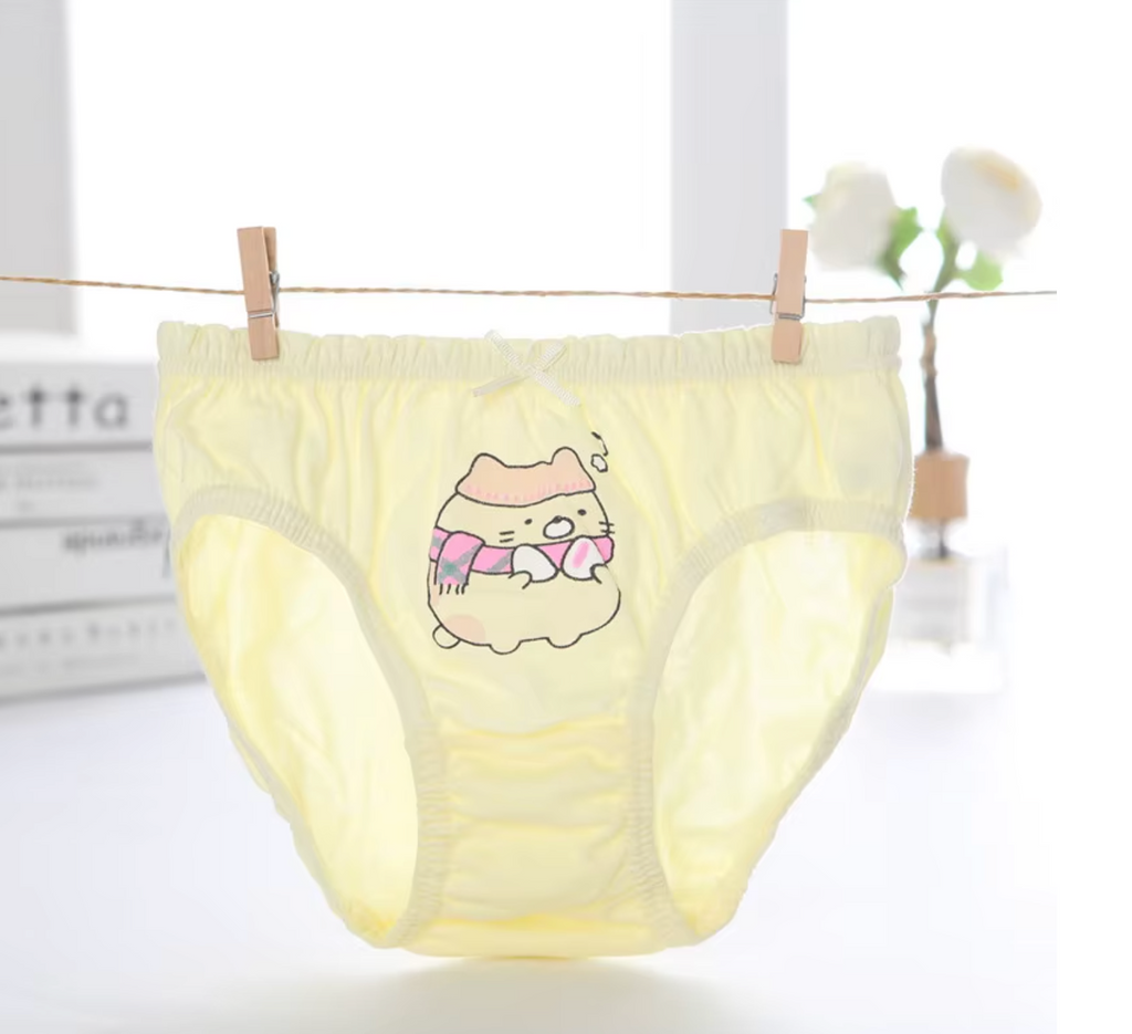 Soft Cotton Panties for Girls – Pack of 5