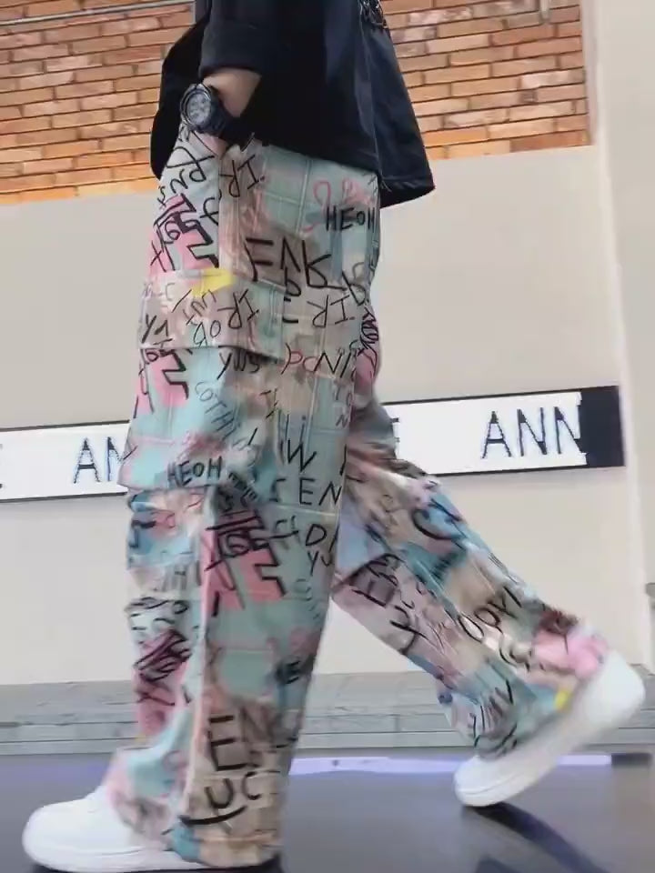 Boys Multicolored Print Cargo